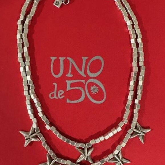 UNO de 50 silver butterfly necklace - Picture 2 of 7